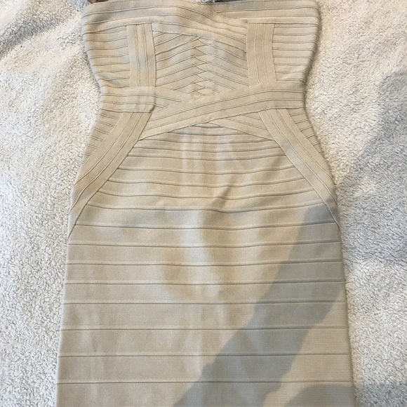 Brand new Herve Leger dress in off white - Picture 4 of 6